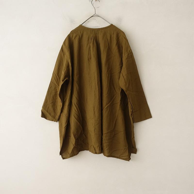 専用！！パドカレプルオーバー　ブラウスとケイコ キシ　モカベージュ チュニック 専用！！パドカレプルオーバー ブラウスとケイコ キシ モカベージュ