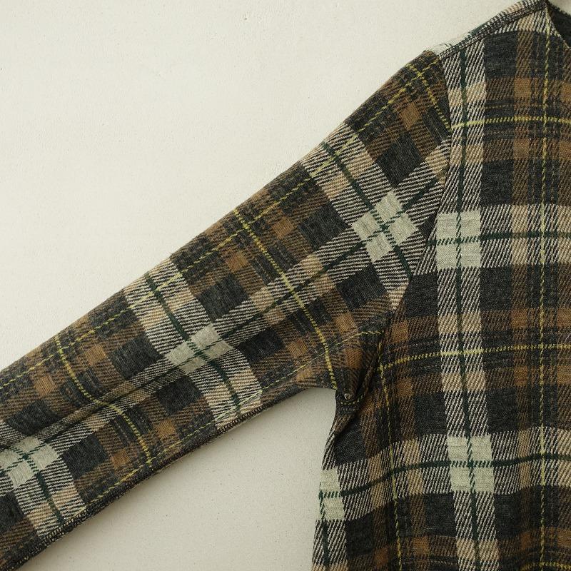 45R ジャージフラノの馬比古ワンピース チェック 【公式通販】