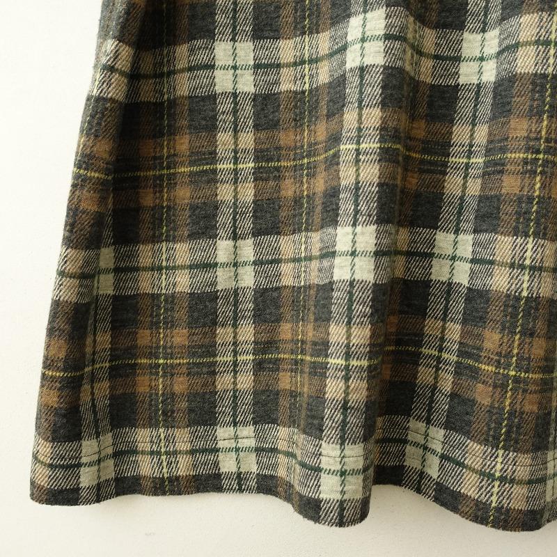 45R ジャージフラノの馬比古ワンピース チェック 【公式通販】