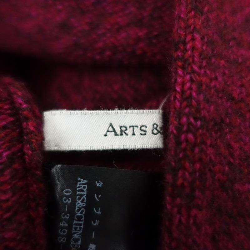 ARTS&SCIENCE アーツ&サイエンス　カシミヤセーター 100% ファッション ARTS&SCIENCE アーツ&サイエンス カシミヤセーター