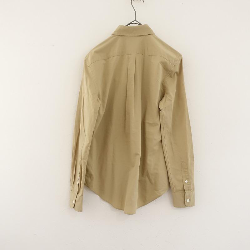 POLO RALPH LAUREN XSベージュ長袖シャツ 麻100% 新品】ローレンラルフローレン 長袖シャツ リネン ベージュUS XS