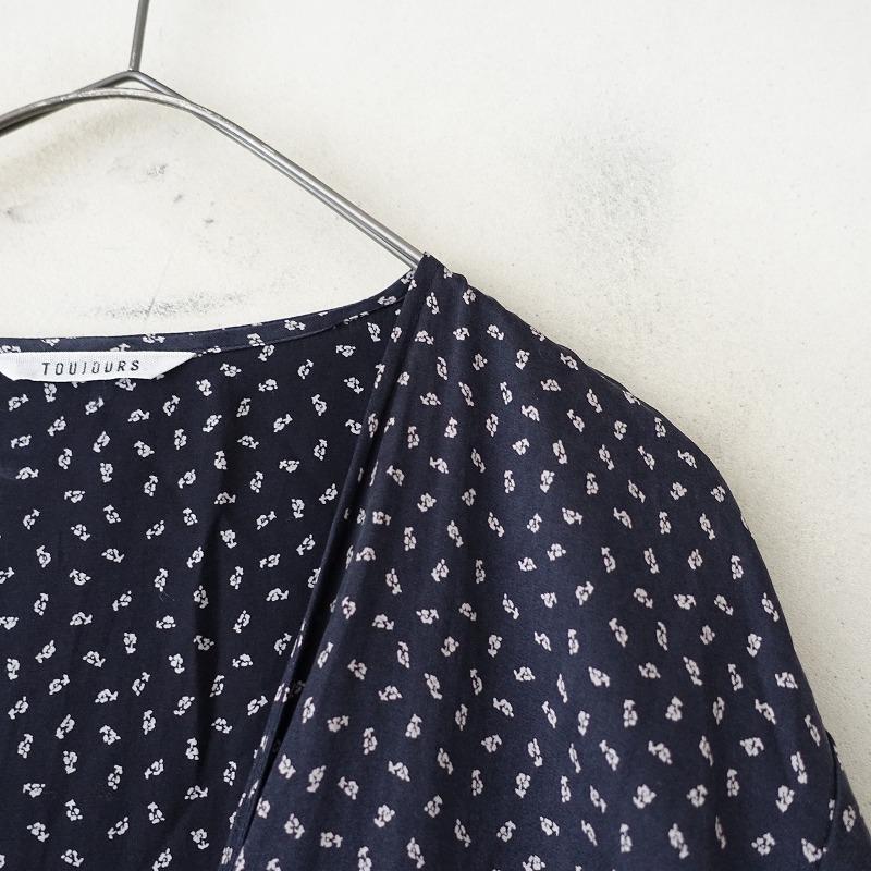 TOUJOURS（トゥジュー） 【美品】トゥジュー *コットンシルク小花柄