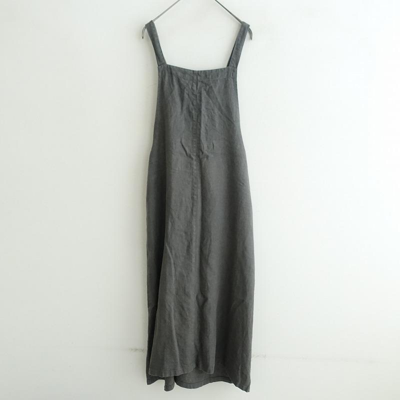 フォグリネンワーク fog linen work *リネンエプロンワンピース