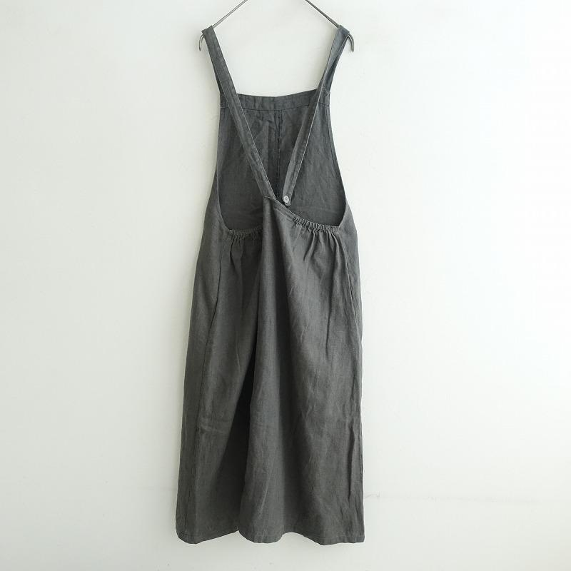 フォグリネンワーク fog linen work *リネンエプロンワンピース