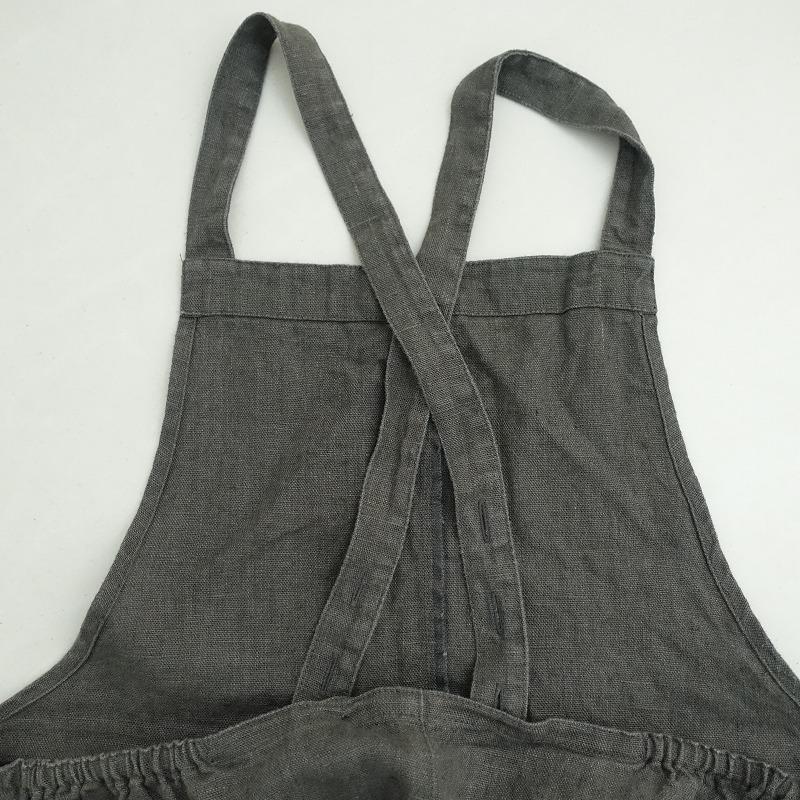 フォグリネンワーク fog linen work *リネンエプロンワンピース