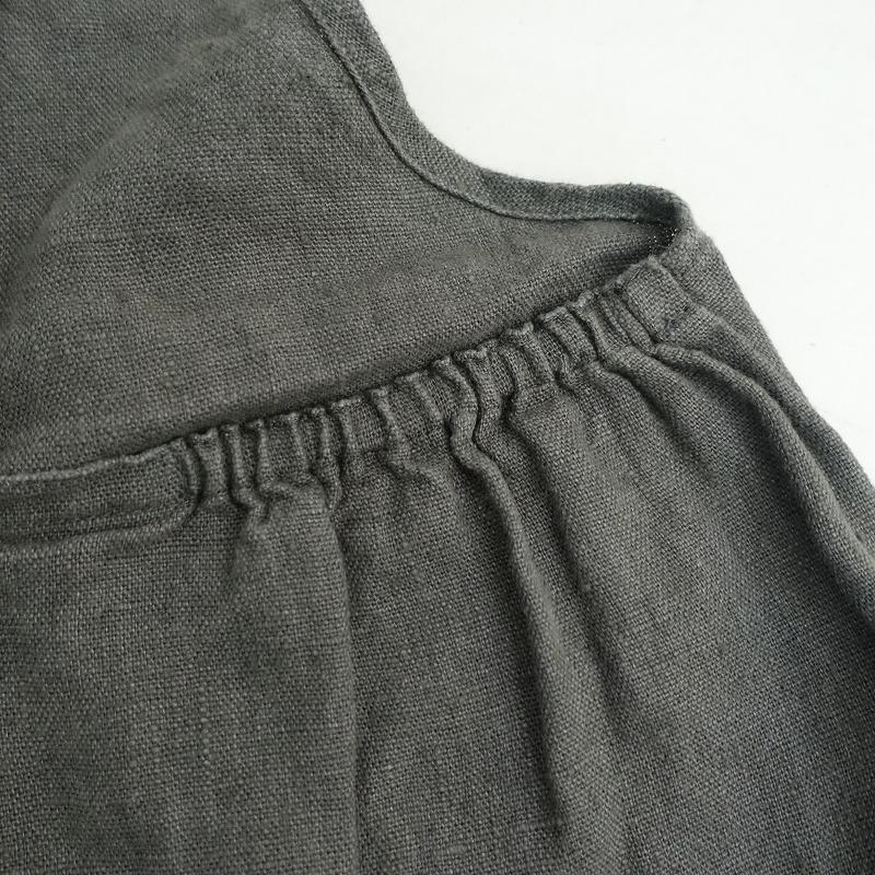 フォグリネンワーク fog linen work *リネンエプロンワンピース