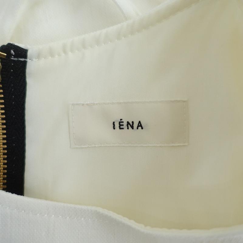 IENA 【2023SS】イエナ *リネンナイロンフォルムワンピース*38