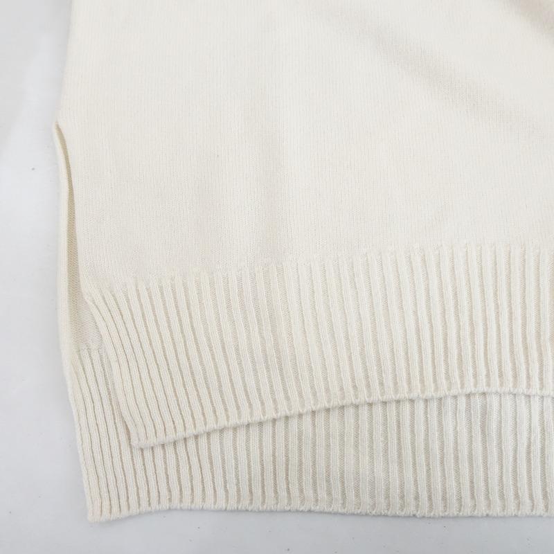 値下げ【美品】toujours トゥジュー　ウールカシミヤ タートルニット TOUJOURS/トゥジューウールカシミヤタートルネックニットセーターF