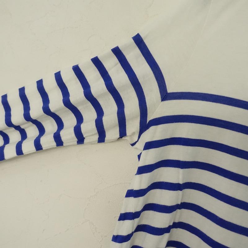 sacai luck サカイラック *ボーダーバック切り替えカットソー*2