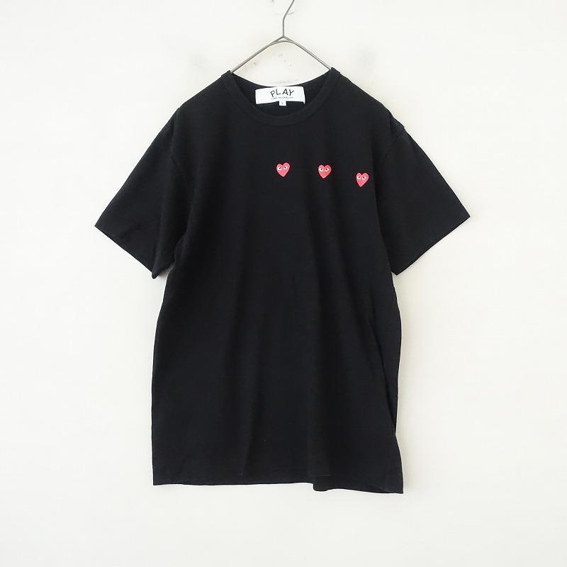 PLAY COMME des GARCONS コムデギャルソン *Tripe Heart TEE コットンT 