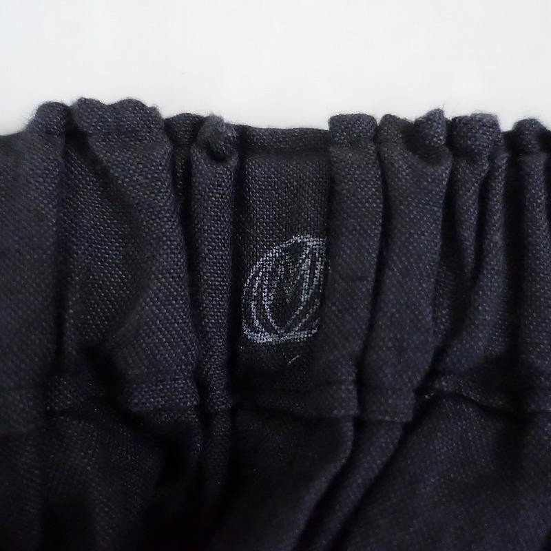 YAMMA ヤンマ産業 *リネンキュロットワイドパンツ*ボトムス麻ウエスト