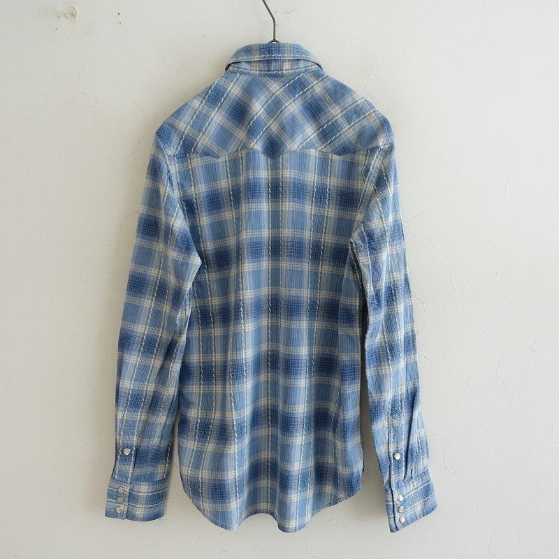 美品】ラルフローレン Ralph Lauren *Indigo Ombre Work Shirt シャツ 