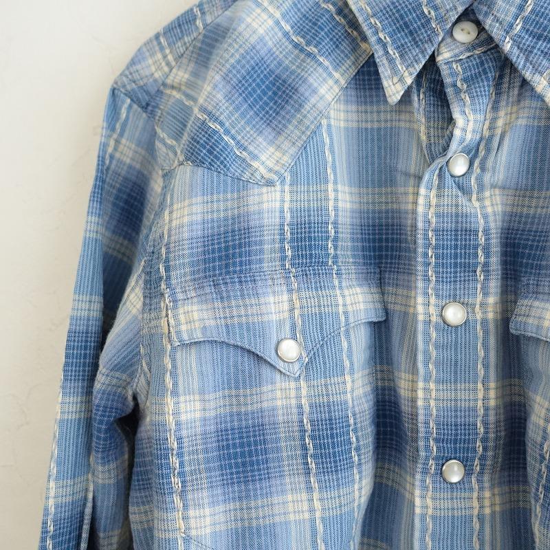 美品】ラルフローレン Ralph Lauren *Indigo Ombre Work Shirt シャツ 