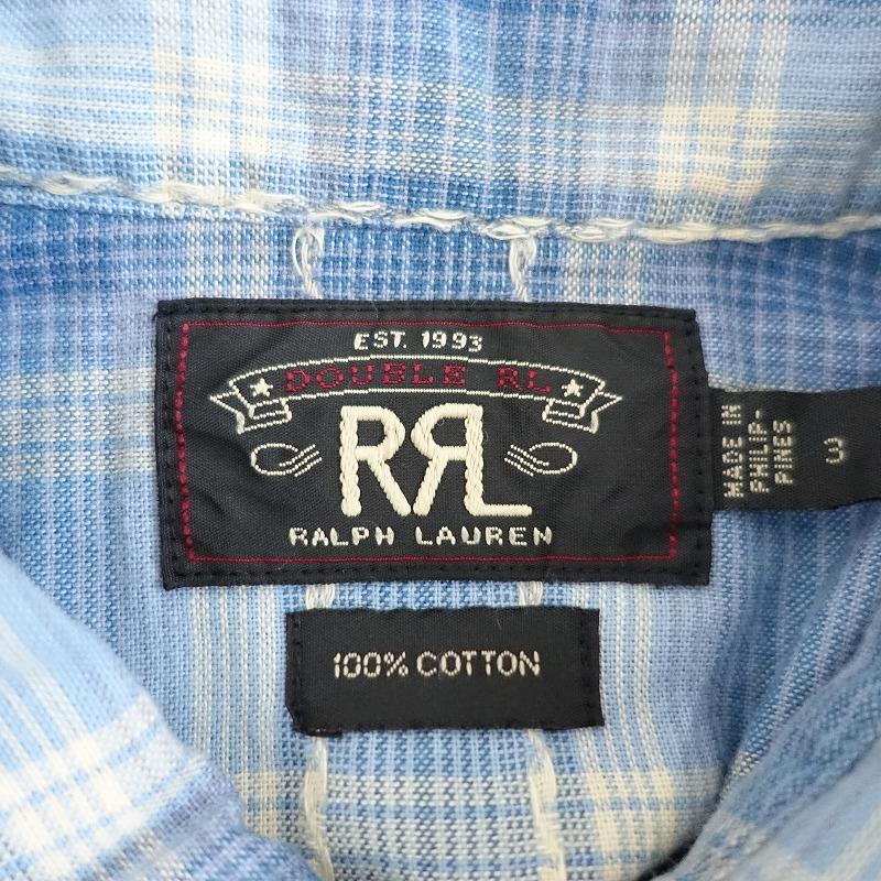 美品】ラルフローレン Ralph Lauren *Indigo Ombre Work Shirt シャツ 