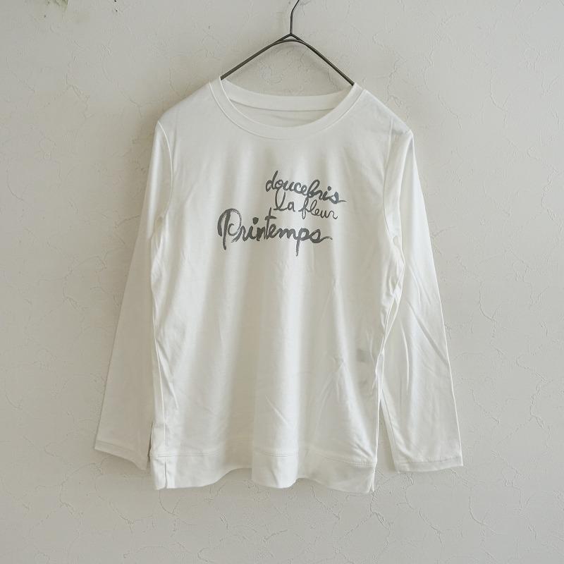 Leilian（レリアン） 【定価2.9万】Leilian *ロゴロングスリーブT