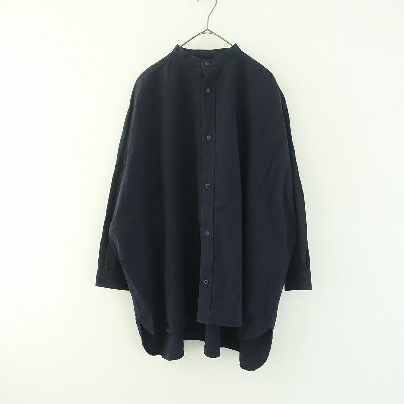 ICHI（イチ） 【定価1.2万】イチ *バンドカラーオーバーシャツ 