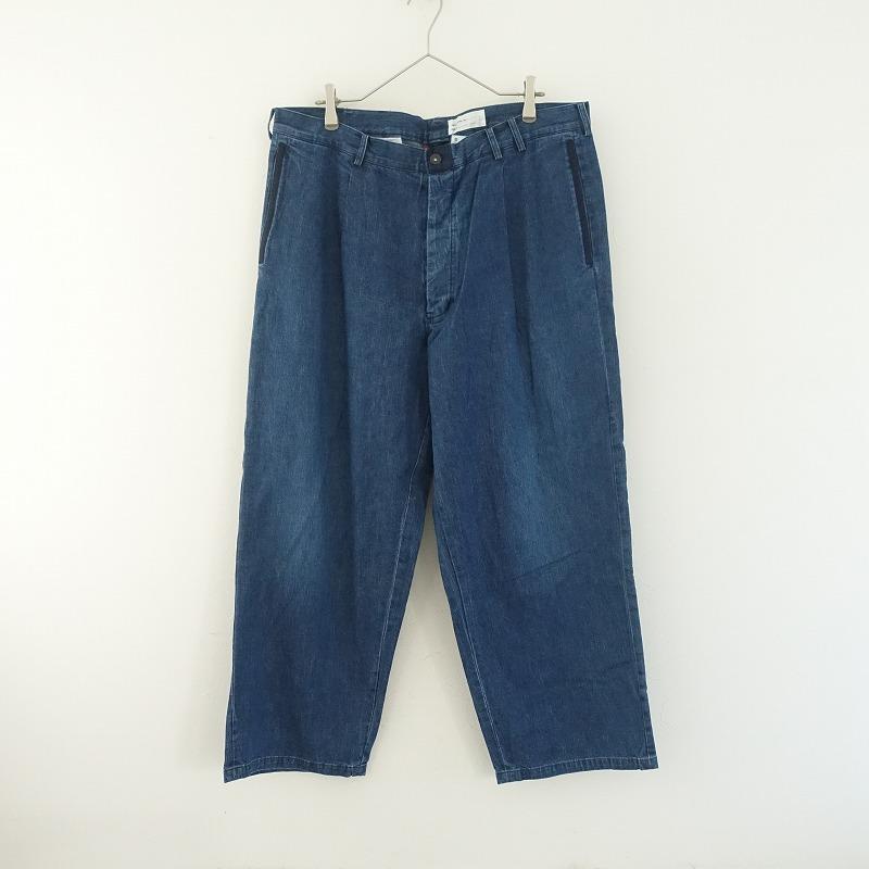 【大人気】チマラ Chimala デニム ワイド ペインター W32 chimala（チマラ） *コットンデニムワイドパンツ*32ジーンズジーパン綿