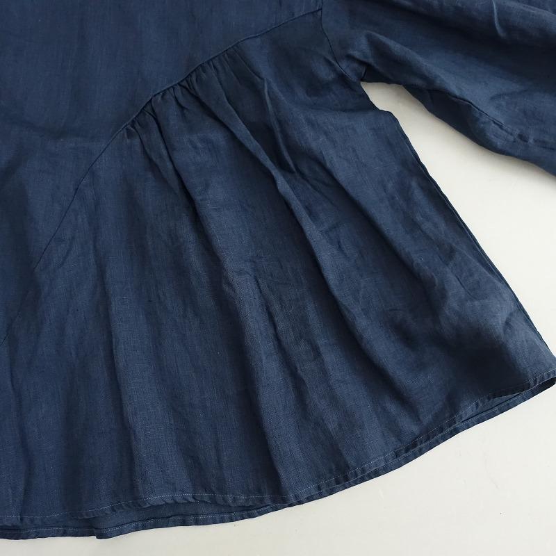 nest Robe（ネストローブ） *リネン天然染めアシンメトリーギャザー