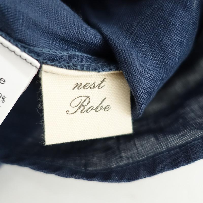 nest Robe（ネストローブ） *リネン天然染めアシンメトリーギャザー