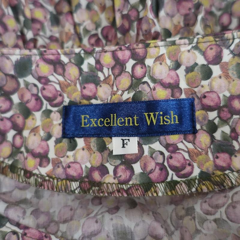 美品】ウィッシュ Excellent Wish *リバティプリントワンピース*F