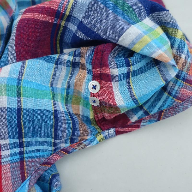 ポロラルフローレン Polo Ralph Lauren *リネンマドラスチェック長袖