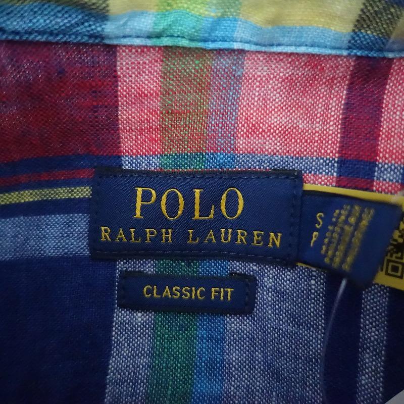 ポロラルフローレン Polo Ralph Lauren *リネンマドラスチェック長袖