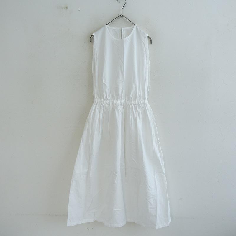 homspun コットンリネンマットノースリーブワンピース homspun(ホームスパン) コットンリネンマットノースリーブ