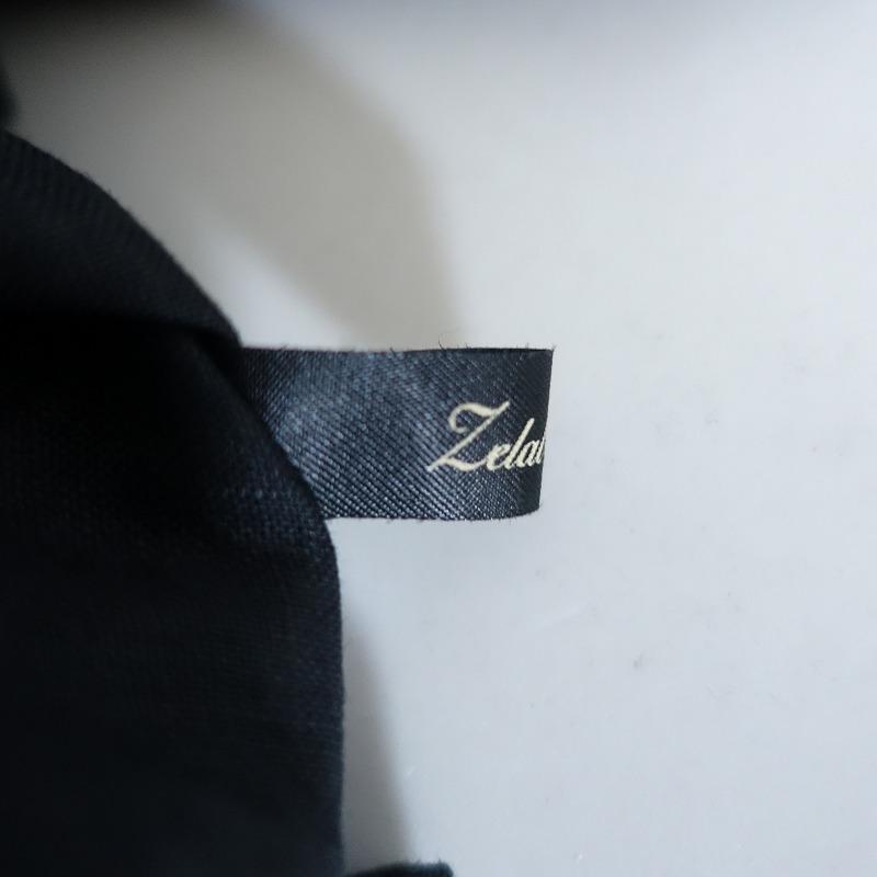 美品】ゼラールスポーツ Zelal sports *リネンVネック前開きワンピース