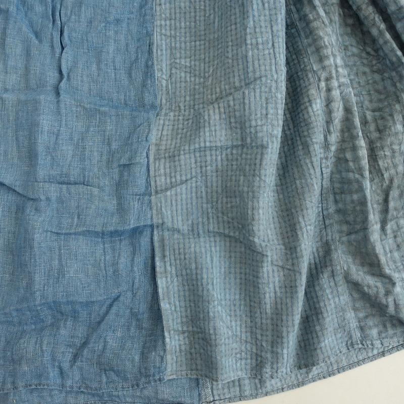 maison de soil メゾンドソイル *切り替えパッチワークVネック