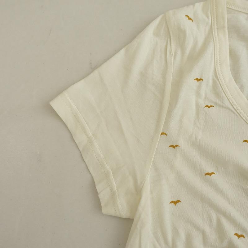 franchelippee（フランシュリッペ） *レース刺しゅう半袖カットソー*M
