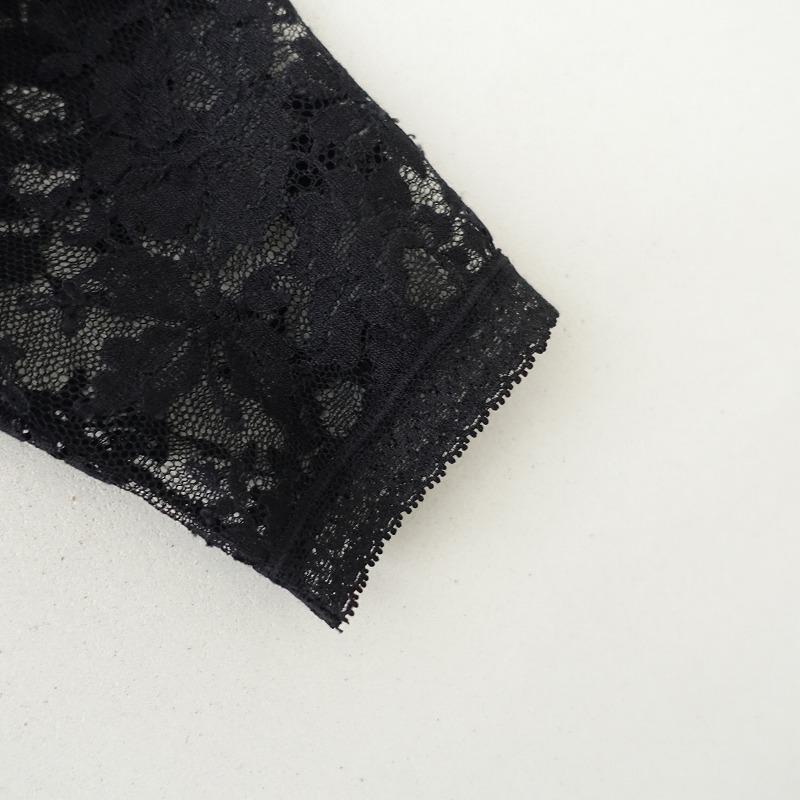 leur logette（ルール ロジェット） *ハイネック総レースブラウス*1