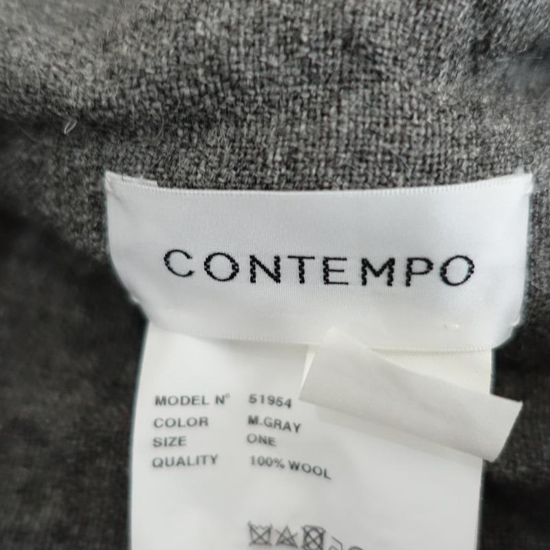 YAECA CONTEMPO 【定価5.2万】ヤエカコンテンポ *51954 WOOL PONCHO 