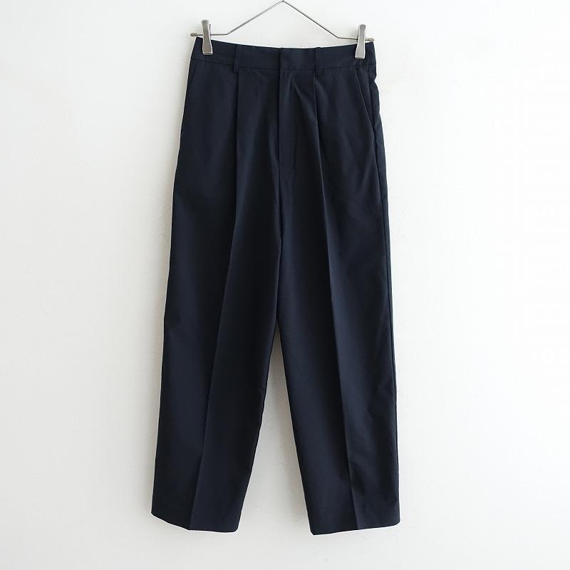 kolor カラー 25ss ネイビー スラックス　テーパードパンツ　サイズ2 シップス Ships *センタープレステーパードパンツ*Sボトムス濃紺ダーク