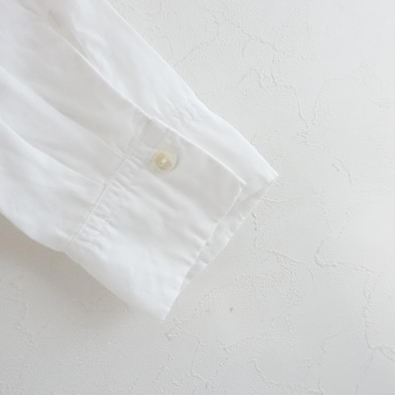 nest Robe（ネストローブ） *リネンバンドカラー長袖シャツ*Fブラウス 
