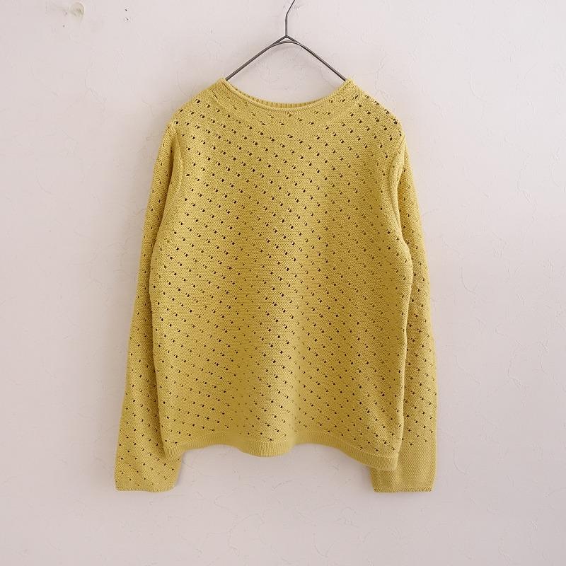 パラスパレスイト Pal'las Palace ito *コットン透かし編みニットプル