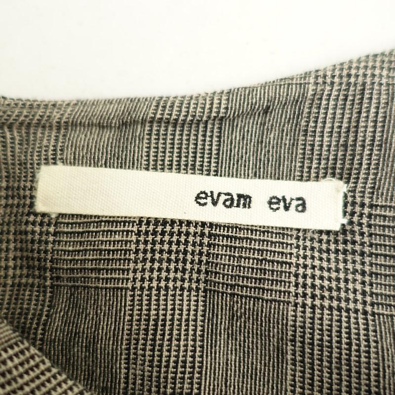 evam eva（エヴァムエヴァ） *コットンリネンノースリーブグレン