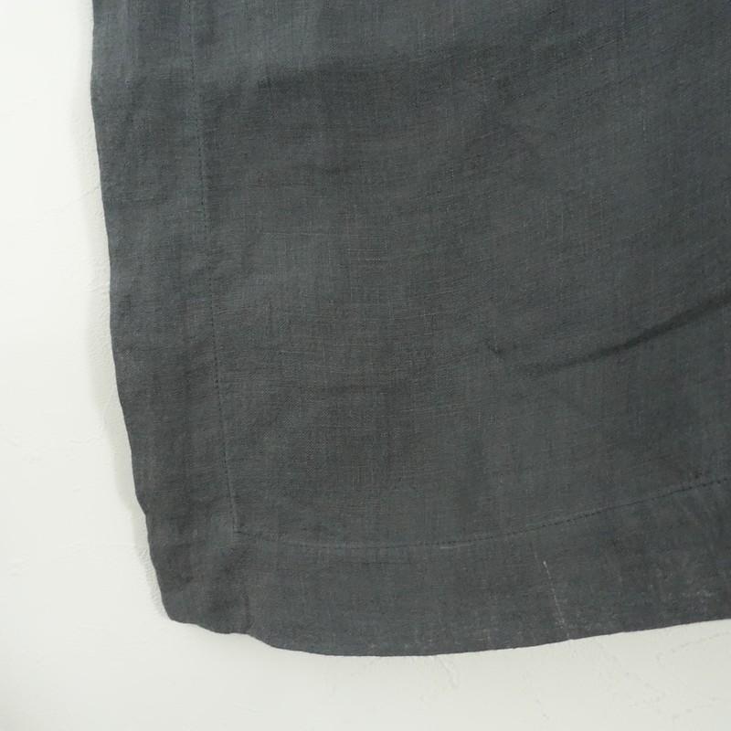 evam eva ウールコットンリネン　ワンピース　日本製 evameva (エヴァムエヴァ) Cotton linen onepiece / コットンリネン