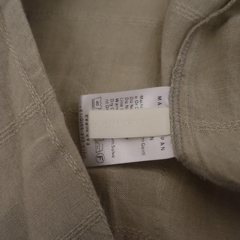 evam eva（エヴァムエヴァ） 【2025/美品/定価3.3万】エヴァムエヴァ