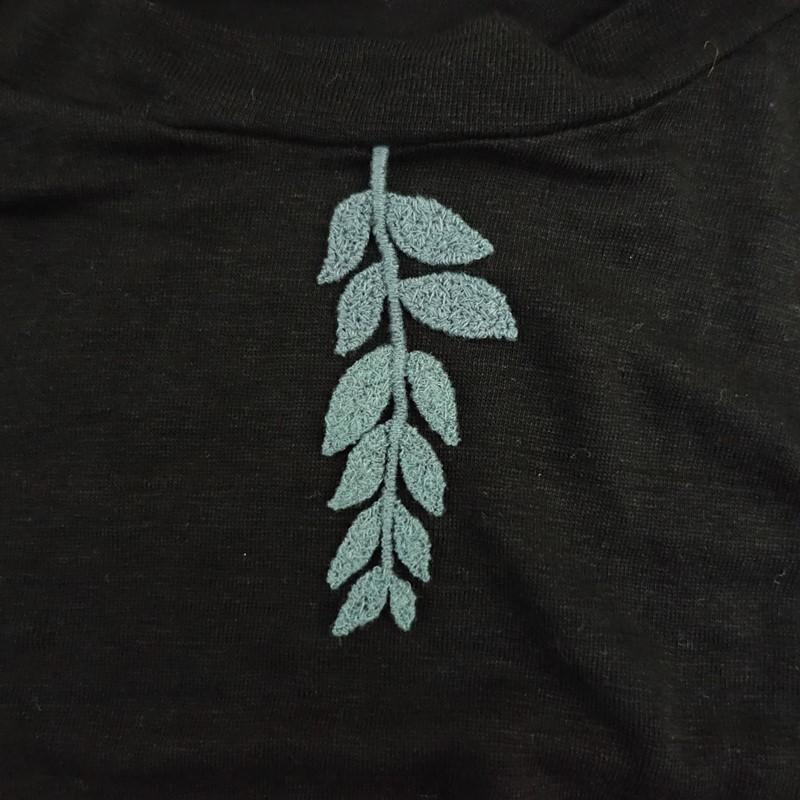 【美品】mina perhonen ミナペルホネン カットソー ブラック　38 mina perhonen（ミナペルホネン） 【定価2.7万】ミナペルホネン