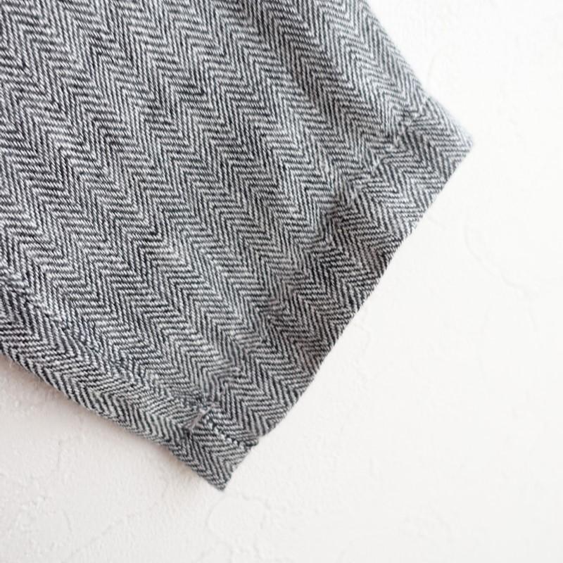 フォグリネンワーク fog linen work *ヘリンボーンワンピース*リネン麻