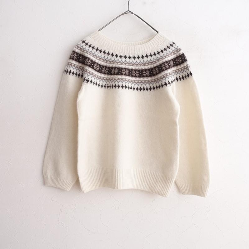 MARGARET HOWELL（マーガレットハウエル） *フェアアイル柄クルー