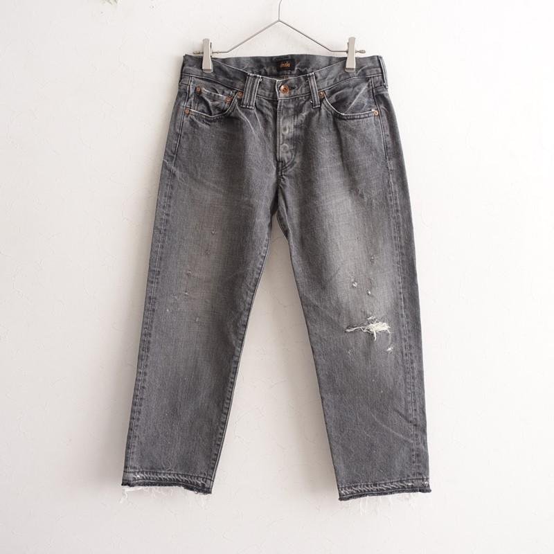 チマラ　chimala ダメージ　デニムパンツ 新品タグ付　ジーンズ chimala（チマラ） *ダメージ加工デニムパンツ*28綿ボトムスジーンズ