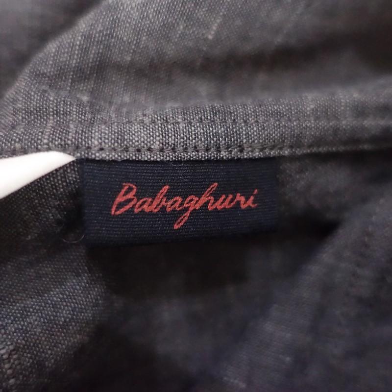 Babaghuri 【美品】ババグーリ *コットンフリンジデザインブラウス*L