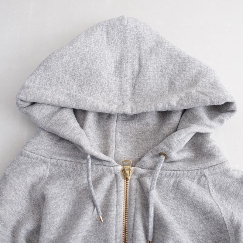 ORCIVAL（オーシバル） *コットン裏毛スウェットジップアップパーカー 