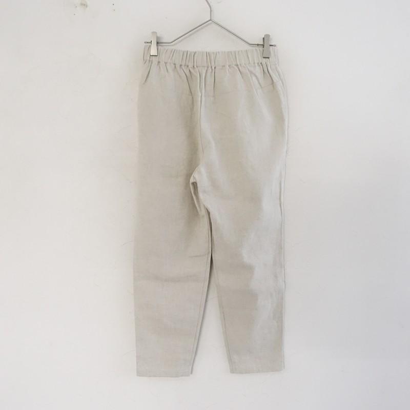evam eva リネンコットンタックパンツ evam eva（エヴァムエヴァ） 【2024/定価2.6万】エヴァムエヴァ *linen