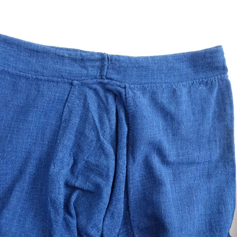 えみおわす *草木染めサルエルワイドパンツ*ボトムス紺ネイビー