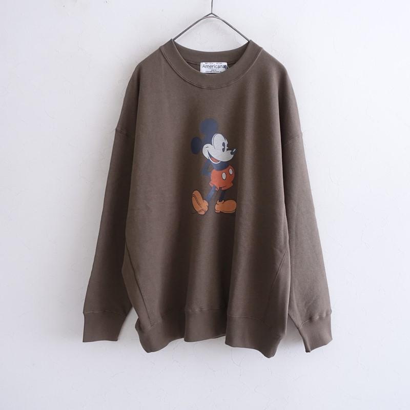 新品未使用Americana×HUG O WaR/ミッキーマウス/ヴィンテージT Americana×HUG O WaR/ミッキー/ヴィンテージTシャツ ネイビー