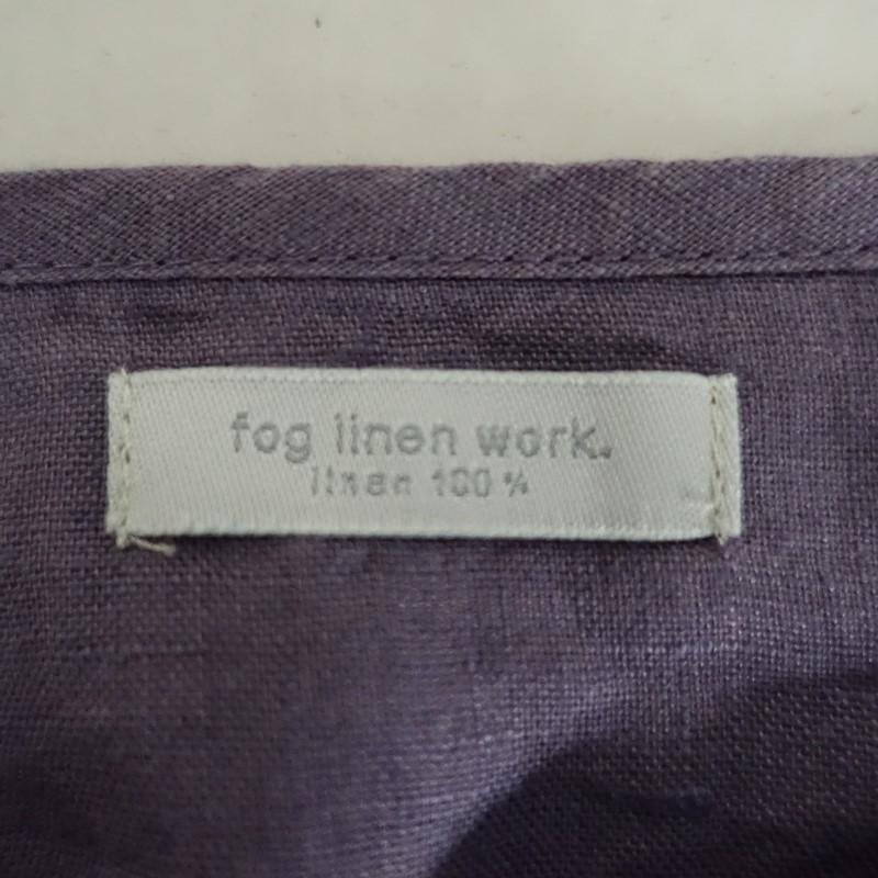 フォグリネンワーク fog linen work *リネンプルオーバー*ブラウス麻