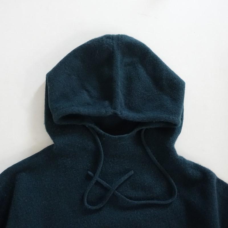 DRESSTERIOR（ドレステリア） *ウールカシミヤフード付きニットプル