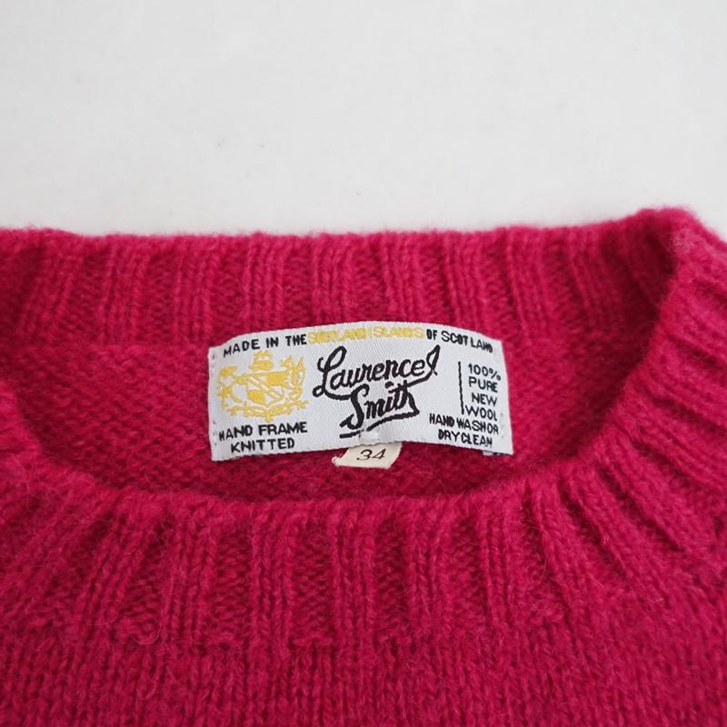 ローレンスジェイスミス Laurence J.Smith *Shetland Sweater ウール